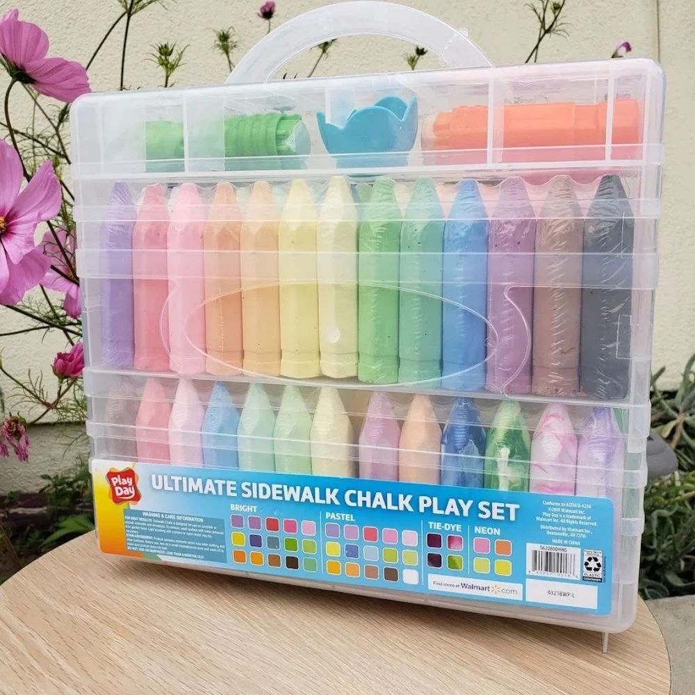 NEW 80 Piece Sidewalk Chalk Toddler School Supplies Arts and Crafts Art supplies